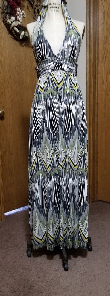 Halter top style maxi dress